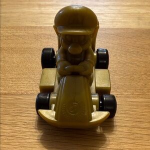 Mario Gold Racing Toy Car McDonalds Happy Meal Toy